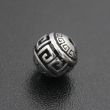 Vintage Hollow Bead 316l Stainless Steel Bracelet DIY Jewelry Making Gift