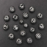 Vintage Hollow Bead Charm 2.0mm Hole Bracelet DIY Jewelry Making Gift