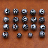 Vintage Hollow Bead Charm 2.0mm Hole Bracelet DIY Jewelry Making Gift