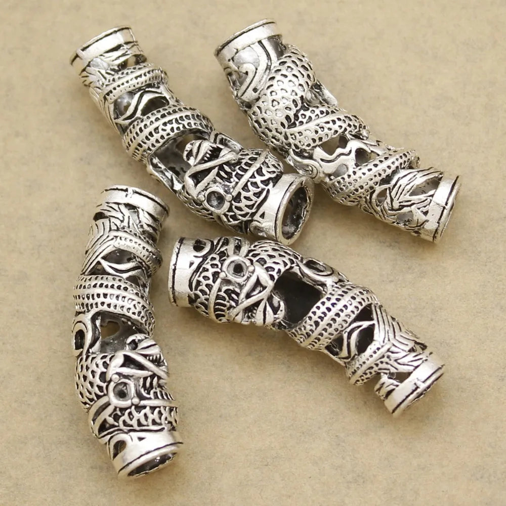 Vintage Dragon Shaped Hair Jewelry for Dreadlocks