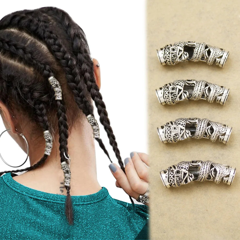 Vintage Dragon Shaped Hair Jewelry for Dreadlocks