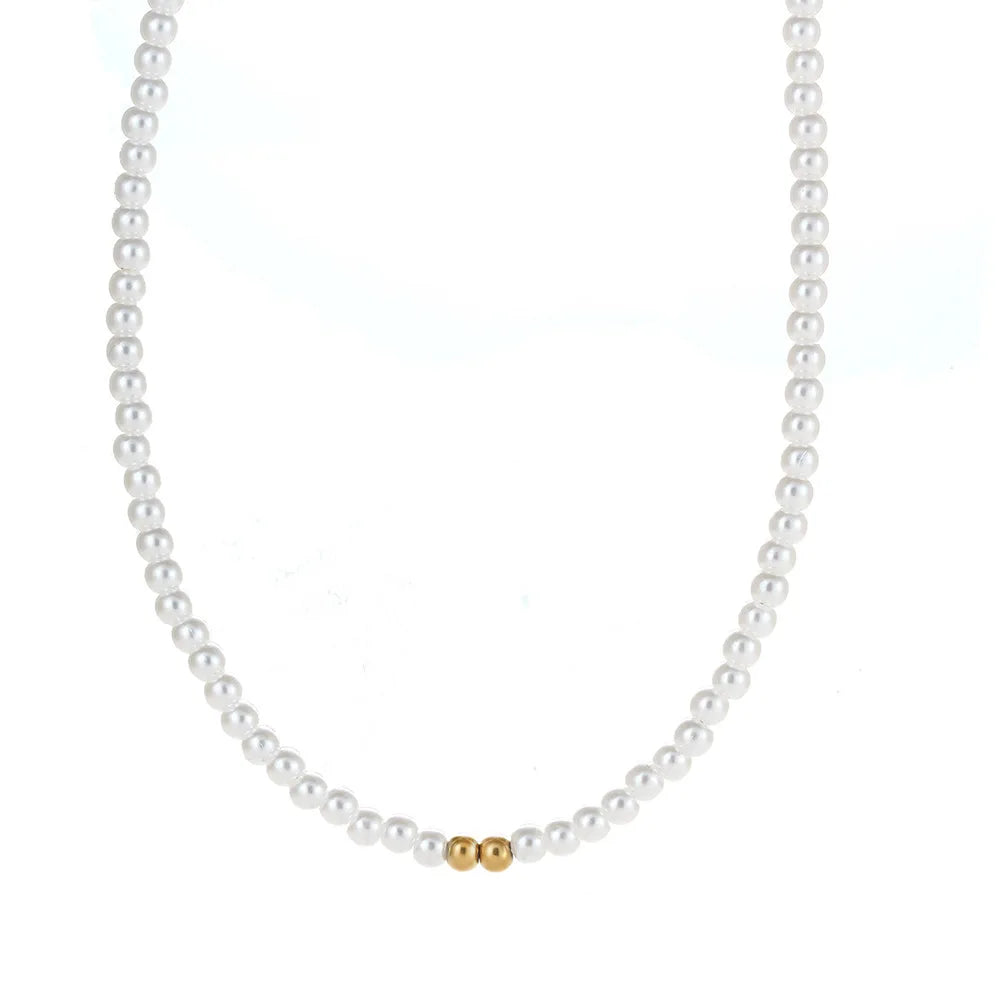 Vintage Pearls Necklace Pearl Bead Choker