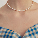 Vintage Pearls Necklace Pearl Bead Choker