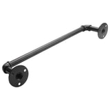 Vintage Industrial Pipe Towel Holder Metal Towel Rack Bar Bathroom Hanger