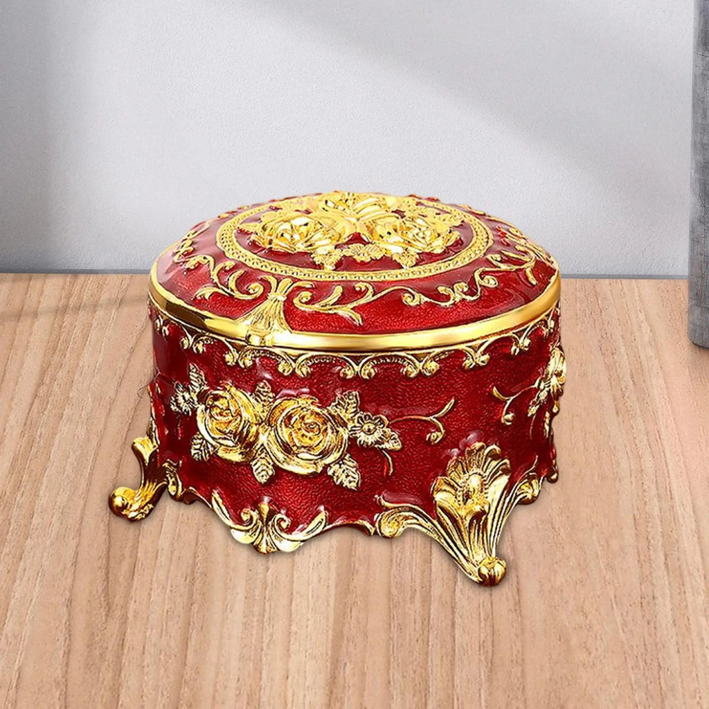 Vintage Jewelry Box Trinket Storage for Necklace Bracelet Ring