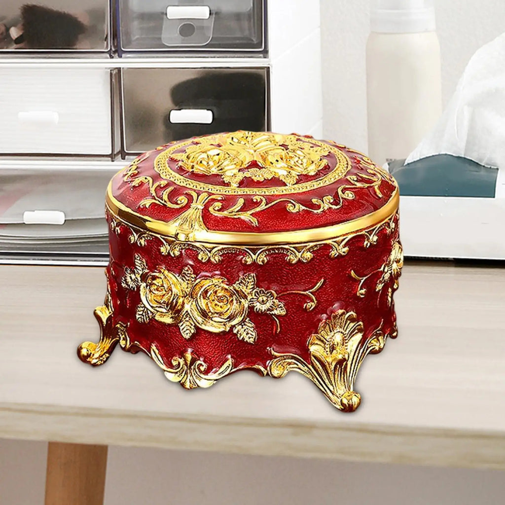 Vintage Jewelry Box Trinket Storage for Necklace Bracelet Ring