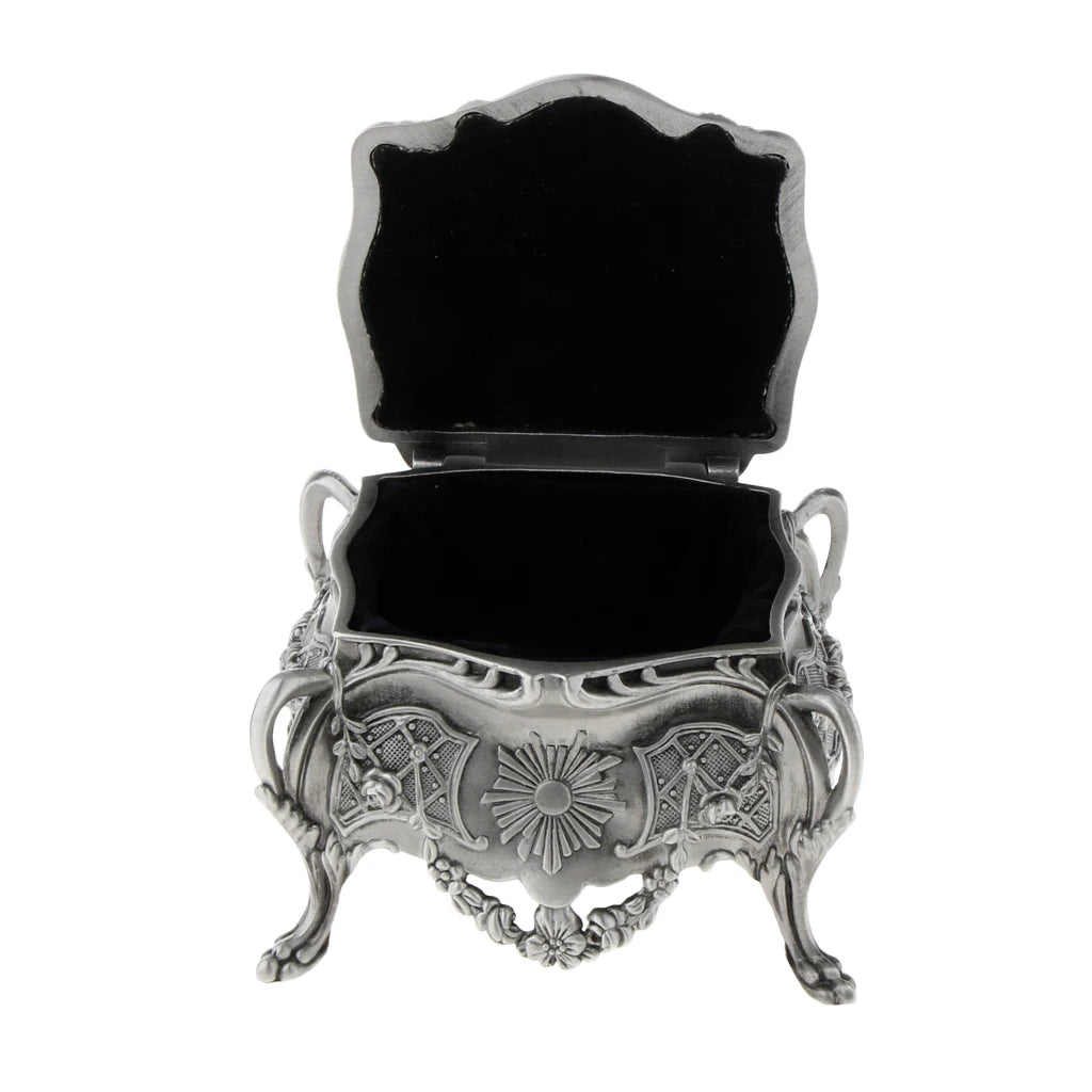 Vintage Jewelry Box Trinkets Storage Organizer Chest Case Women