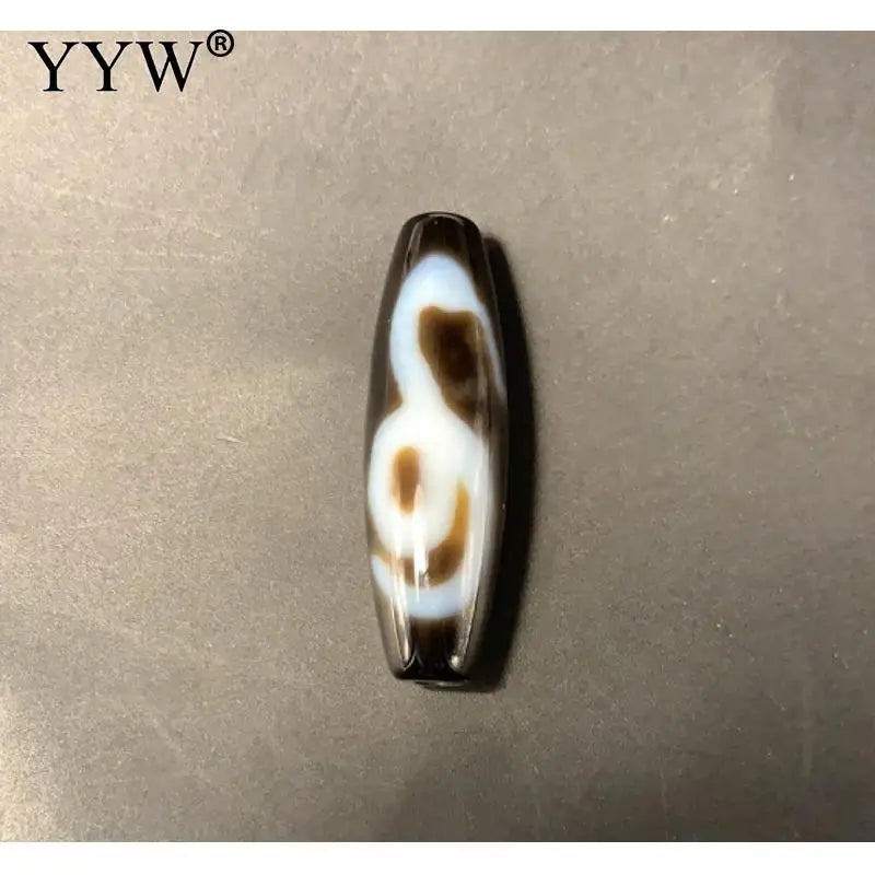 Vintage Tibetan Dzi Agates Stone Beads 12x38mm