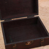 Vintage Jewelry Storage Organizer Wooden Case