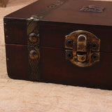 Vintage Jewelry Storage Organizer Wooden Case
