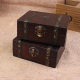 Vintage Jewelry Storage Organizer Wooden Case