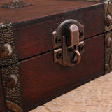 Vintage Jewelry Storage Organizer Wooden Case
