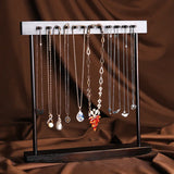 Vintage Jewelry Hanger Necklace Earring Wood Rack Display Stand