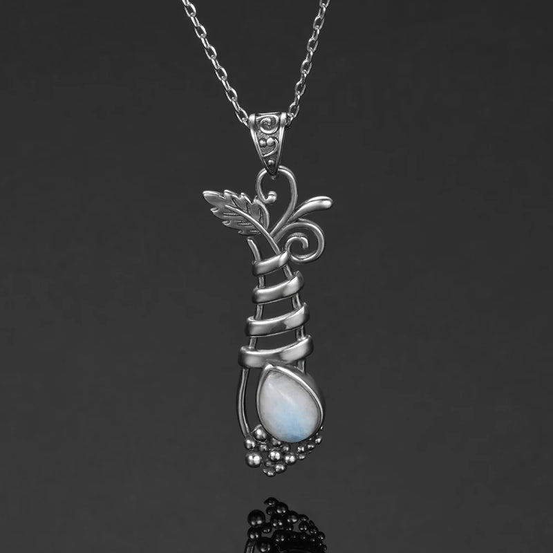 Vintage Turquoise Grape Plant Pendant Necklace Women's Fancy Fansy