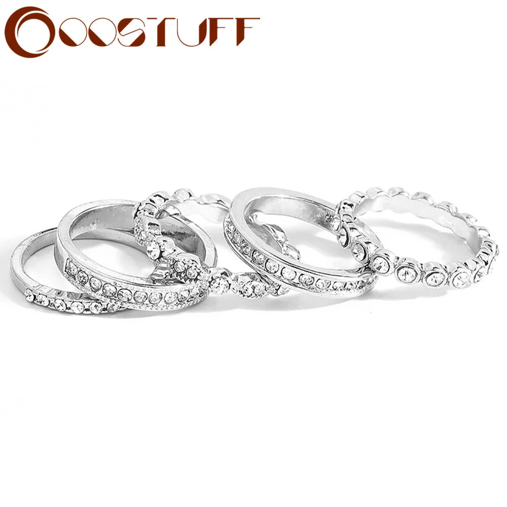 Bohemia Silver Vintage Jewelry Rings for Women