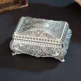 Vintage Floral Trinket Box Small Gift Storage