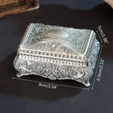 Vintage Floral Trinket Box Small Gift Storage