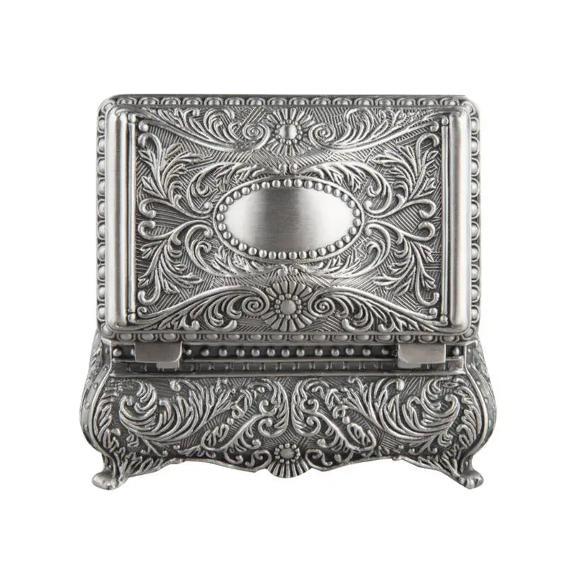 Vintage Floral Trinket Box Small Gift Storage