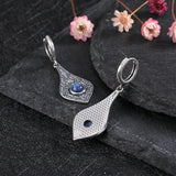 Vintage Kyanite 925 Silver Drop Earrings Natural Moonstone Jewelry