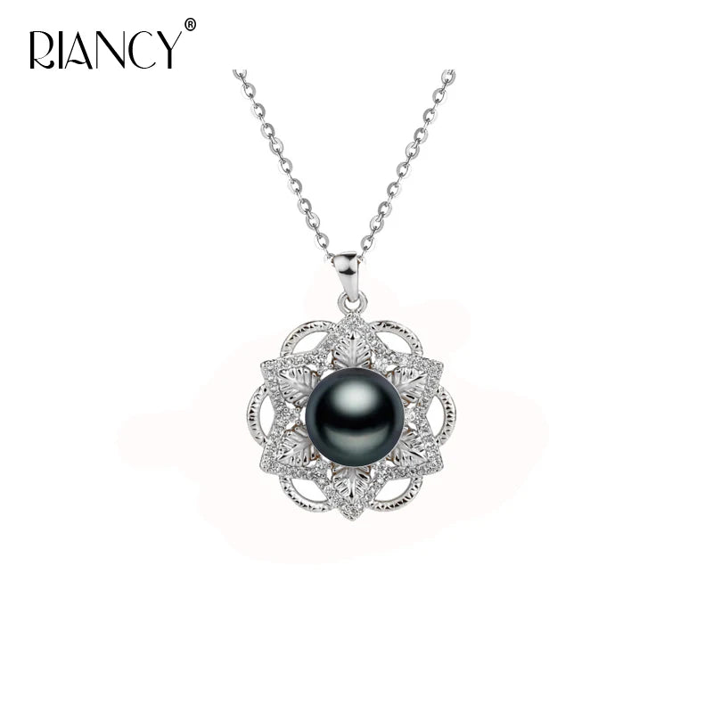 Vintage Lace Freshwater Pearl Pendant Necklace