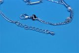 Vintage Lady Star Double Layer Bracelets 925 Sterling Silver Anklets