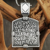 Vintage Dragon Slayer St George Pendant Stainless Steel Cross Biker Necklace