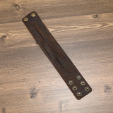 Vintage Leather Bracelet Men Punk-style Wide