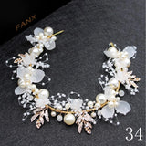 Vintage Lavender Butterfly Crown Tiara Headband for Wedding Prom