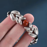 Vintage Wheat Ear Bracelet Handwoven Jewelry