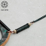 Vintage Long Chains Ethnic Tassel Pendant Necklace Unusual Goth