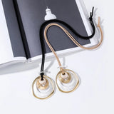 Vintage Long Chains Necklace for Women Gothic Jewelry Chokers Pendants
