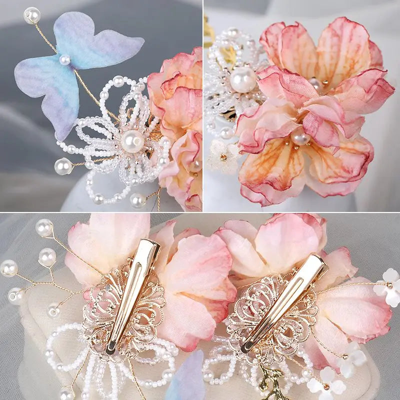 Vintage Butterfly Hairpin Hanfu Hair Accessories Women Barrette