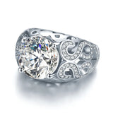 Vintage Zircon Ring Romantic Jewelry Gift
