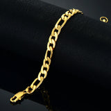 Vintage Stainless Steel Link Chain Bracelet Men Jewelry
