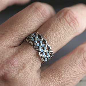 Vintage Hollow Open Ring Charm Silver Wedding Rings For Women Men