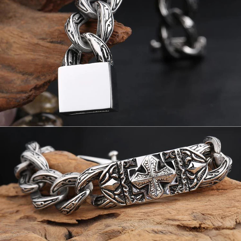 Vintage Male Jewelry Retro Style Bangle Accessory