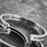 Vintage Male Bangle Stainless Steel Bracelet Roman Numeral Punk Jewelry