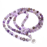 Vintage Matte Cape Amethyst Healing Bracelet 8mm Beaded Bracelet