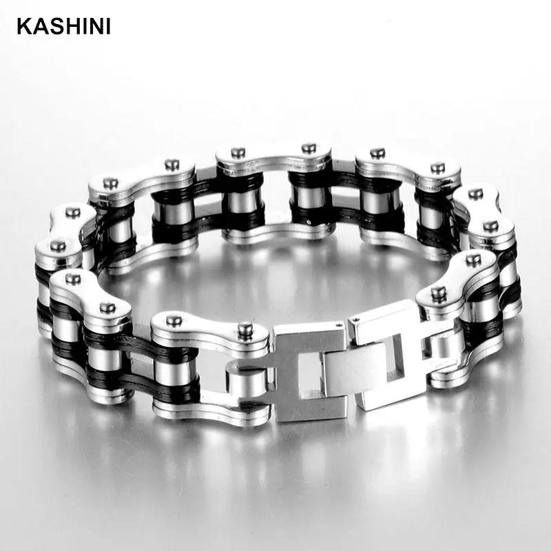 Vintage Men's Chain Bracelets Biker Motorcycle Link Bracelets