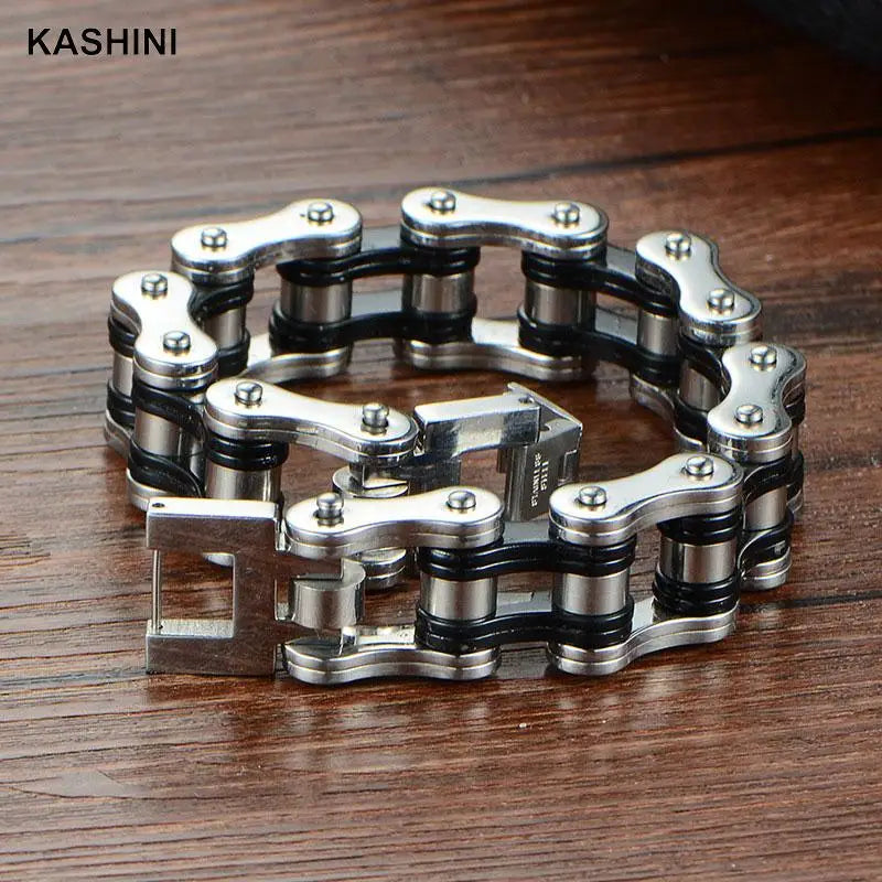 Vintage Men's Chain Bracelets Biker Motorcycle Link Bracelets