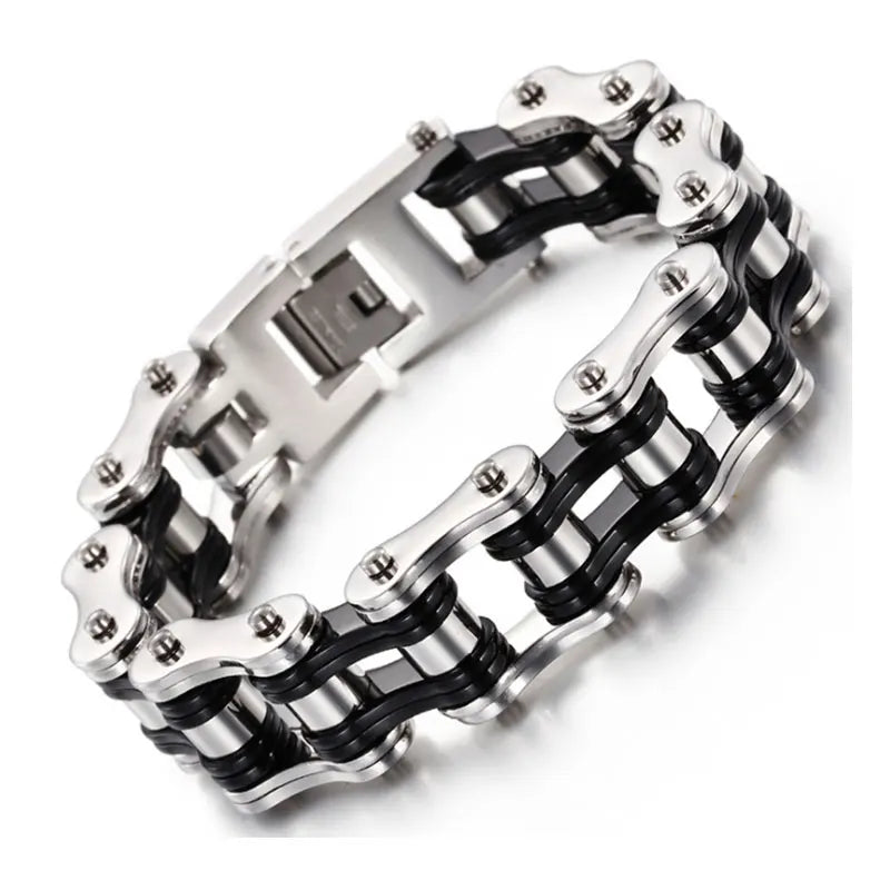 Vintage Men's Chain Bracelets Biker Motorcycle Link Bracelets