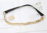 Vintage Metal Chain Elastic Belt Women's Waist Decor Dress Suit Coat Waist Chain