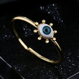 Vintage Metal Gothic Demon Eyes Bracelet Femme Punk Evil Eye Bracelet