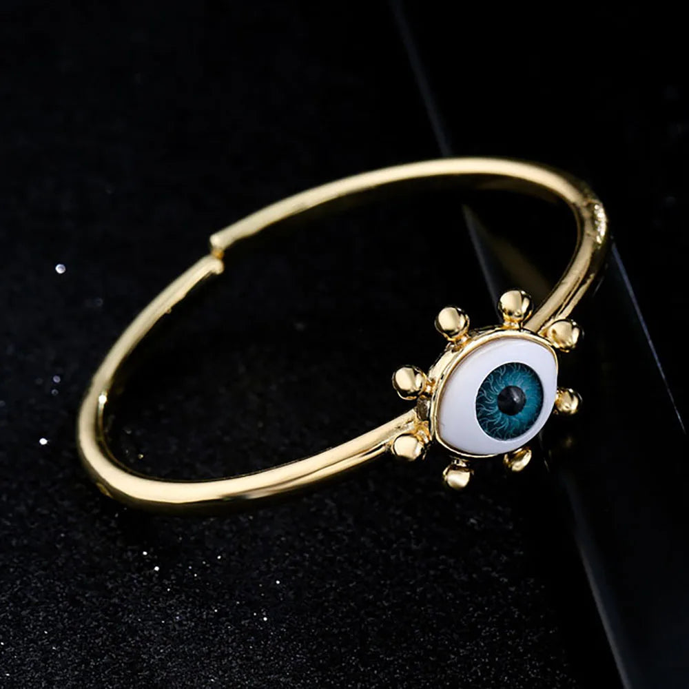 Vintage Metal Gothic Demon Eyes Bracelet Femme Punk Evil Eye Bracelet