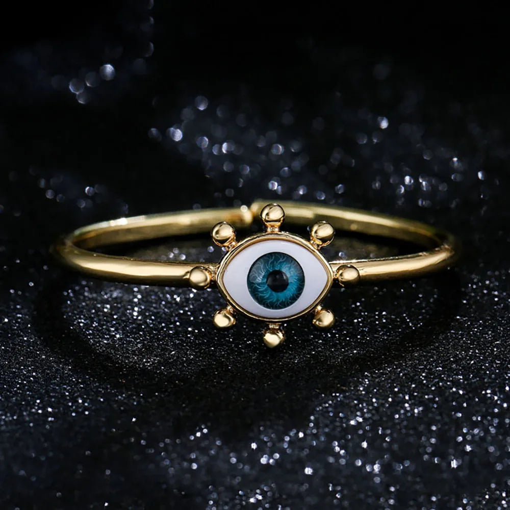 Vintage Metal Gothic Demon Eyes Bracelet Femme Punk Evil Eye Bracelet
