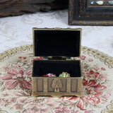 Vintage Metal Jewelry Box Zinc Alloy Small Jewelry Storage Box