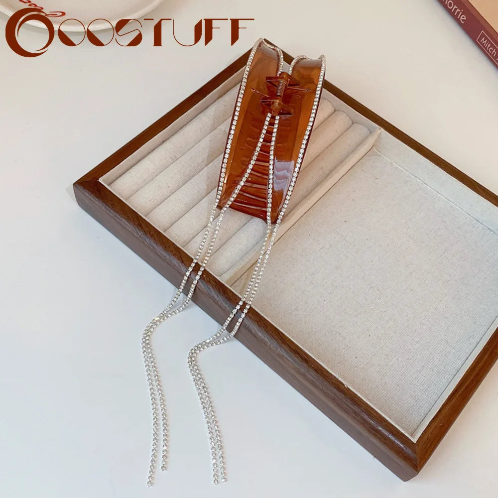 Vintage Metal Tassel Hair Claw for Women