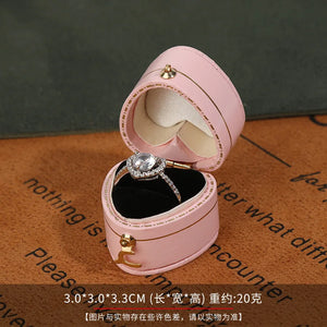 Vintage Mini Ring Box Jewelry Gift Packaging Box Portable Storage