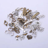 Vintage Infinity Heart Bar Charms Pendant DIY Jewelry Findings