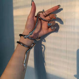 Vintage Snake Chain Necklace Punk Statement Collar